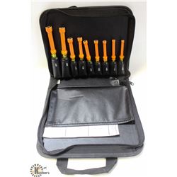 KLEIN TOOLS  9 PIECE INSULATED NUT DRIVER SET