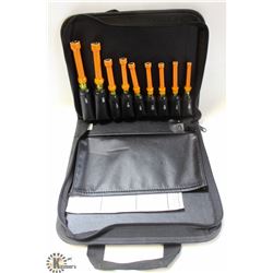KLEIN TOOLS  9 PIECE INSULATED NUT DRIVER SET