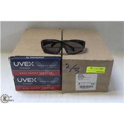 2 BOXES OF UVEX AMBIENT GLASSES