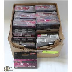 FLAT OF ARROW 3/8" ROUND CROWN STAPLES