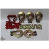 Image 1 : FLAT OF ASSORTED HEAVY DUTY CLEVIS HOOKS & LINK