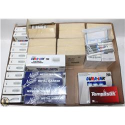 LOT OF ASSORTED METAL MARKERS