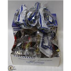 2 BOXES OF ASSORTED SAFETY GLASSES