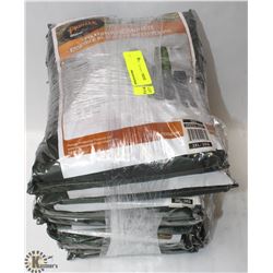 LOT OF 9 PIONEER POLYESTER/PVC RAIN SUITS SIZE