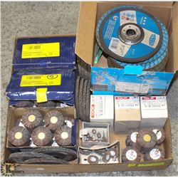 FLAT OF MANY ASSORTED ABRASIVES