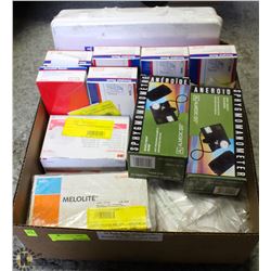 FLAT OF MEDICAL SUPPLIES & FIRST AID KIT