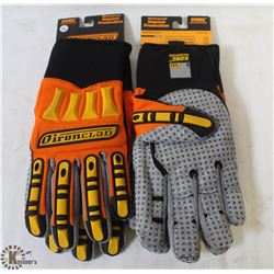 2 PAIRS OF XXL IRONCLAD HIGH PERFORMANCE GLOVES