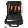 Image 1 : KLEIN TOOLS  9 PIECE INSULATED NUT DRIVER SET