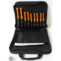 KLEIN TOOLS  9 PIECE INSULATED NUT DRIVER SET