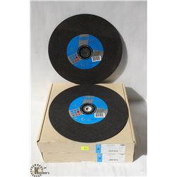 2 BOXES OF TYROLIT UNIVERSAL CUTOFF WHEELS