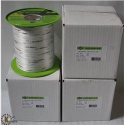 FOUR 3000' GREENLEE SPOOLS OF MEASURING TAPE