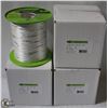 FOUR 3000' GREENLEE SPOOLS OF MEASURING TAPE