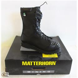 SZ 9.5 MEN'S MATTERHORN 10" WATERPROOF LACE TO TOE