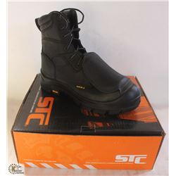 SZ 10 MEN'S STC ALLOY 10" RISE STEEL TOE BOOTS W/