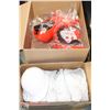 Image 1 : 2 BOXES OF NEW HARD HATS W/ LINERS