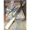 Image 1 : FLAT OF ASSORTED METAL PRODUCTS & TOOLS