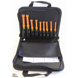 KLEIN TOOLS  9 PIECE INSULATED NUT DRIVER SET