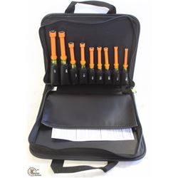 KLEIN TOOLS  9 PIECE INSULATED NUT DRIVER SET