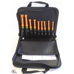 KLEIN TOOLS  9 PIECE INSULATED NUT DRIVER SET