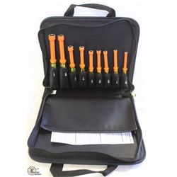 KLEIN TOOLS  9 PIECE INSULATED NUT DRIVER SET