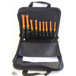 KLEIN TOOLS  9 PIECE INSULATED NUT DRIVER SET