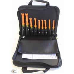 KLEIN TOOLS  9 PIECE INSULATED NUT DRIVER SET