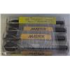 Image 1 : 4 NEW MASTER PRENTICE BLACK OXIDE DRILL BITS