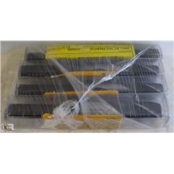 4 NEW ASSORTED SIZED MASTER PRENTICE BLACK OXIDE