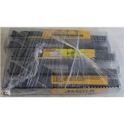 5 NEW ASSORTED SIZED MASTER PRENTICE BLACK OXIDE