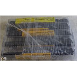 5 NEW ASSORTED SIZED MASTER PRENTICE BLACK OXIDE