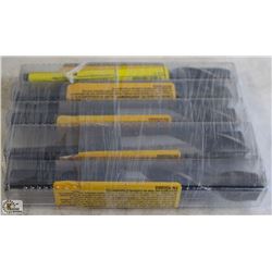 5 NEW ASSORTED SIZED MASTER PRENTICE BLACK OXIDE