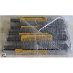 5 NEW ASSORTED SIZED MASTER PRENTICE BLACK OXIDE