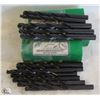 Image 1 : 13 ASSORTED PRECISION-LIGHT BLACK OXIDE DRILL BITS