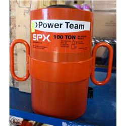 NEW SPX POWERTEAM 100 TON HYDRAULIC LIFT
