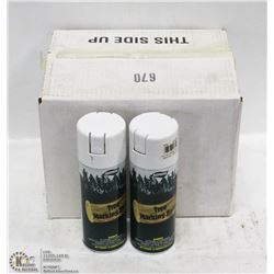 3 CASES OF ASSORTED MARKING PAINT.