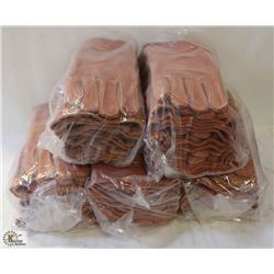 5 BUNDLES(30) OF ALL-LEATHER WELDING GLOVES-12"