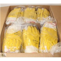 CASE OF COMMERCIAL PVC DIPPED KNIT GLOVES SZ:9