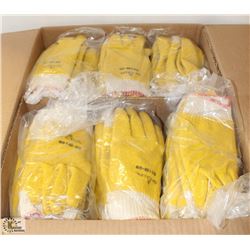 CASE OF COMMERCIAL PVC DIPPED KNIT GLOVES SZ:9