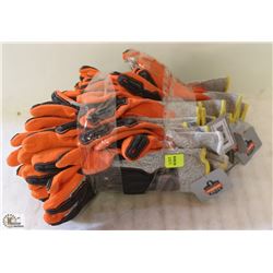 11 PAIRS OF ERGODYNE NITRILE DIPPED GLOVES