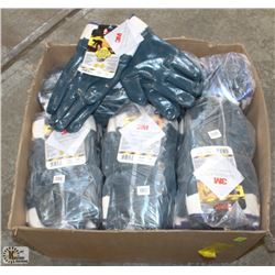 6 DOZEN OF 2XL  WATSON HD NITRILE COATED GLOVES