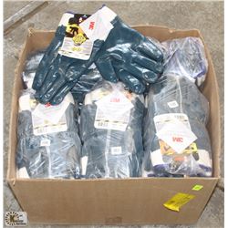 6 DOZEN OF 2XL  WATSON HD NITRILE COATED GLOVES