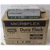 Image 1 : CASE OF DURAFLOCK DISPOSABLE NITRILE GLOVES-L