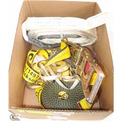 HD RATCHET-STRAP W/ CHAIN & LIFTING SLING