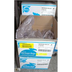 5 CASES OF ASSORTED GARBAGE BAGS