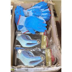 4 BUNDLES OF HY-FLEX NITRILE ULTRA-GRIP GLOVES