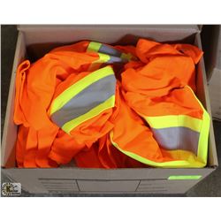 BOX OF 10 2XL FORCEFIELD HI-VIZ WORKSHIRTS