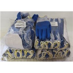 CASE OF JOMAC LARGE PVC-DIPPED WORKGLOVES
