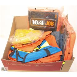 FLAT W/ ASSORTED SAFETY-WEAR