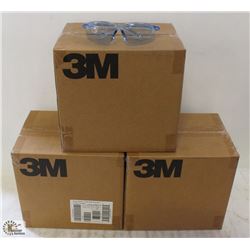 3 CASES OF 3M VIRTUA SPORT SAFETY GLASSES
