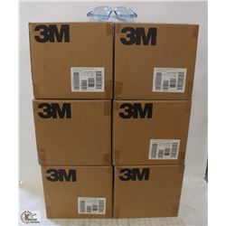 6 CASES OF 3M VIRTUA SPORT SAFETY GLASSES